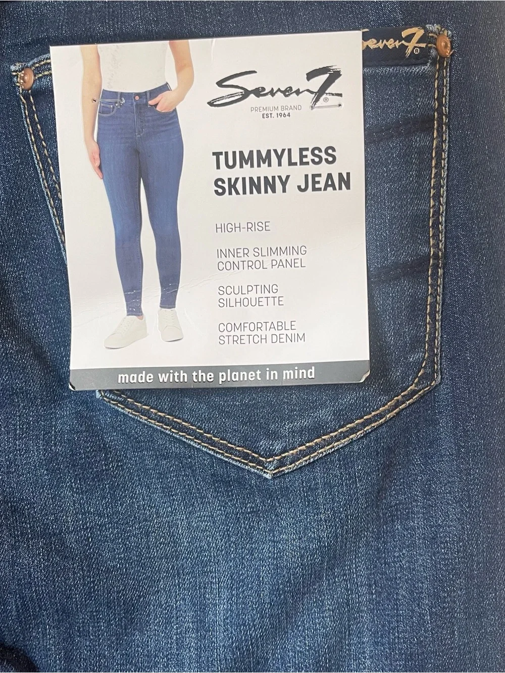 Seven7 Skinny Jeans - Classic Blue